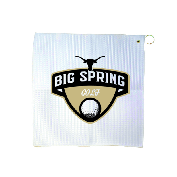 Custom 16" x 16" Waffle Golf Towel