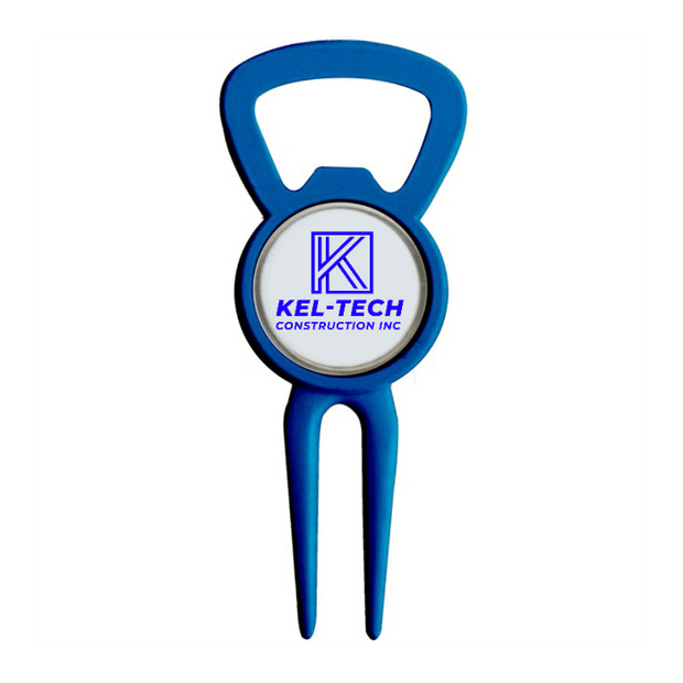 Divot Tool Bottle Opener Navy Blue