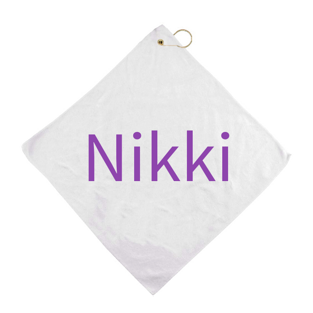 Custom 16" x 16" Golf Towel