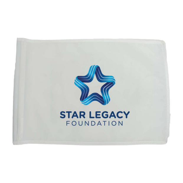 Golf Flag - White