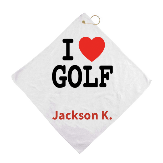 Custom 16" x 16" Golf Towel