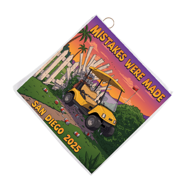 Custom 16" x 16" Golf Towel