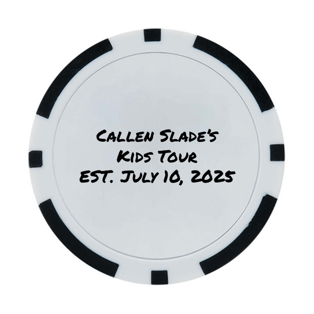 30 Poker Chips in Tube