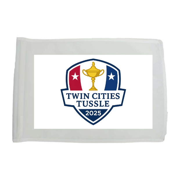 Golf Flag - White
