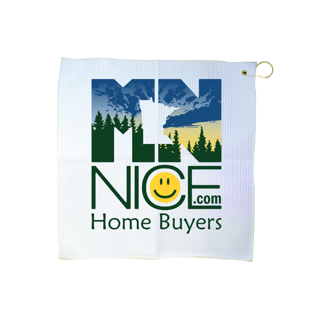 Custom 16" x 16" Waffle Golf Towel