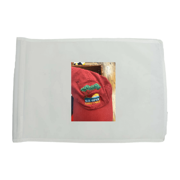Golf Flag - White