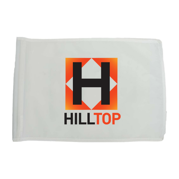 Golf Flag - White