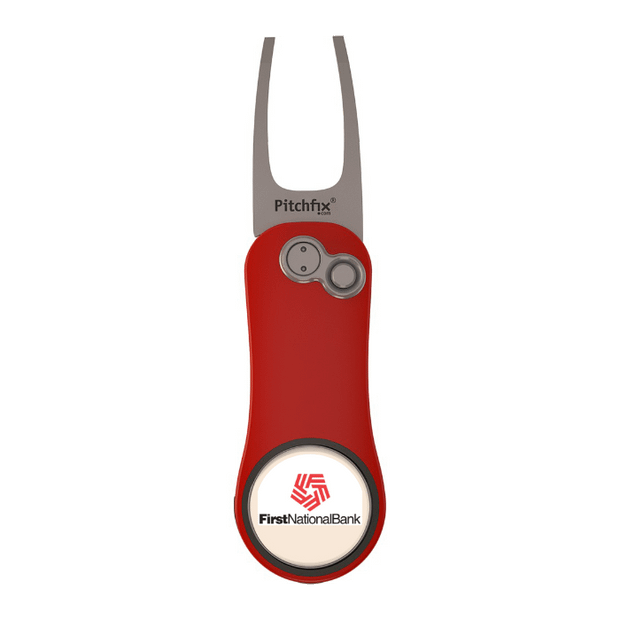 Red Pitchfix Hybrid 2.0 Divot Tool