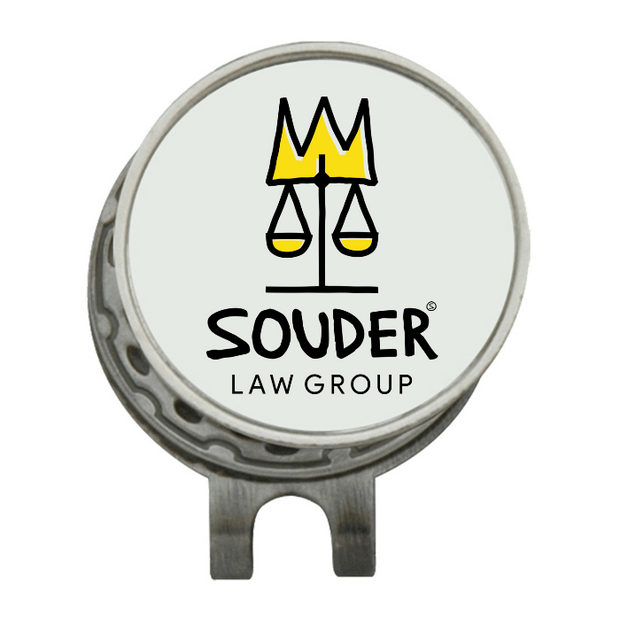 Hat Clip Ball Marker Silver