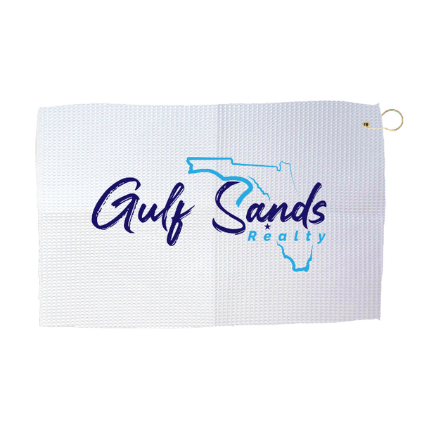Custom 24" x 15" Waffle Golf Towel