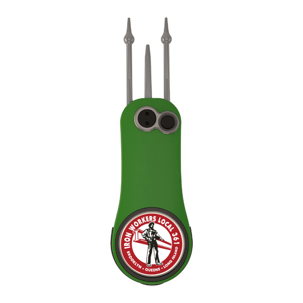 Green Pitchfix Fusion 2.5 Divot Tool