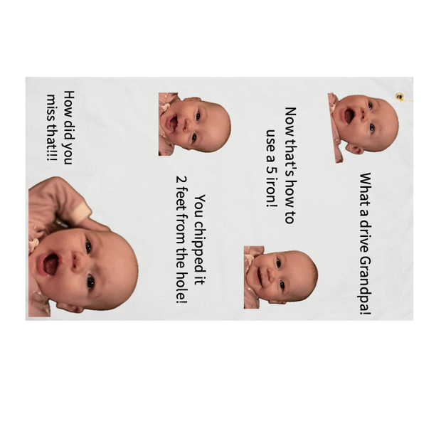 Custom 24" x 15" Golf Towel