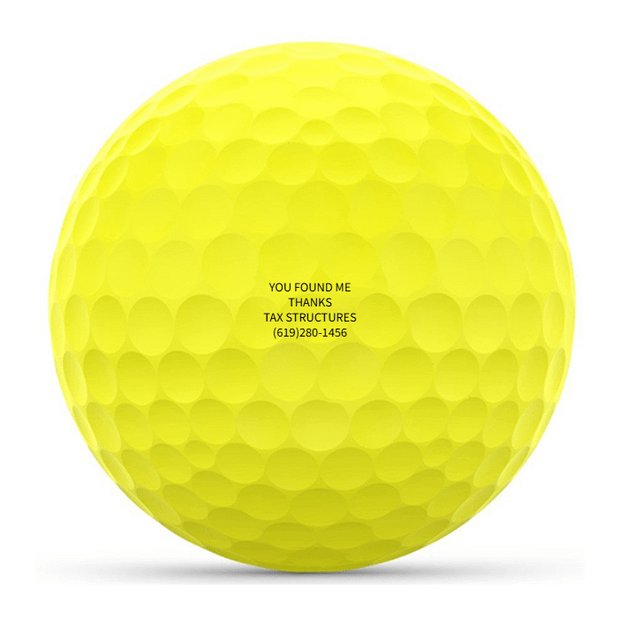 Callaway Warbird Yellow Golf Balls
