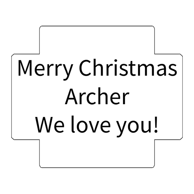 Custom Golf Ball Dozen Box Lid