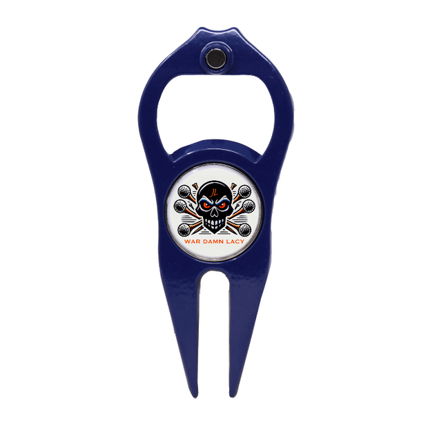 Navy Hat Trick 6 in 1 Divot Tool