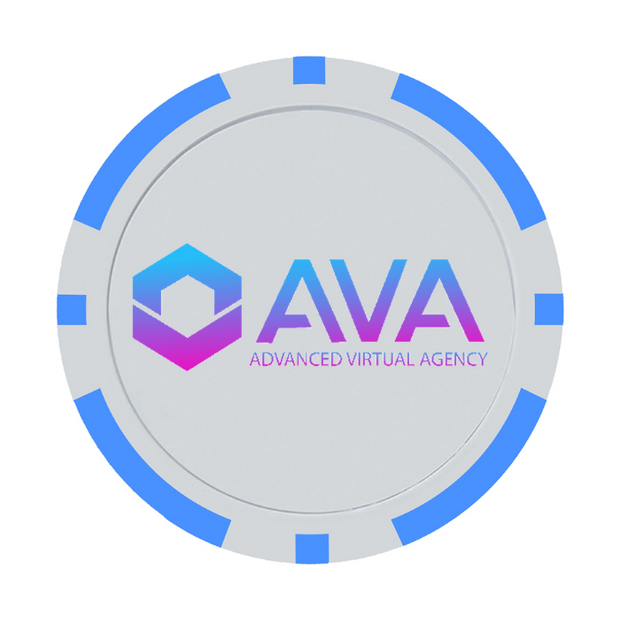 30 Poker Chips in Tube