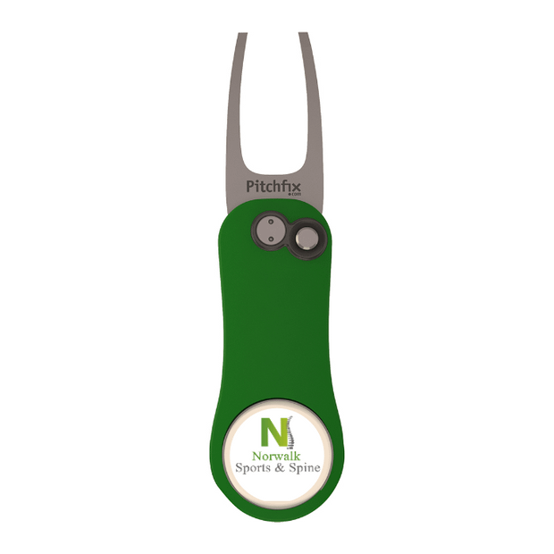 Green Pitchfix Original Divot Tool