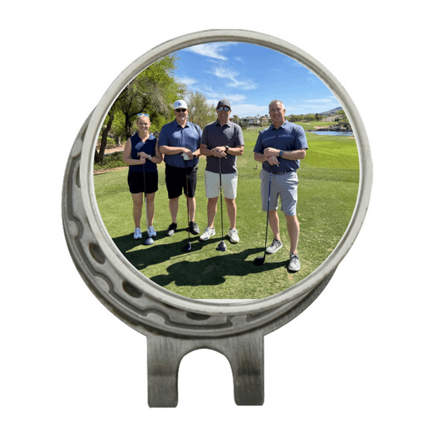 Hat Clip Ball Marker Silver