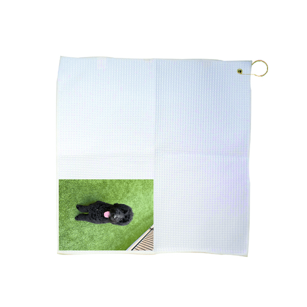 Custom 16" x 16" Waffle Golf Towel