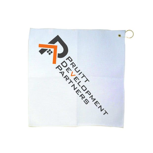 Custom 16" x 16" Waffle Golf Towel