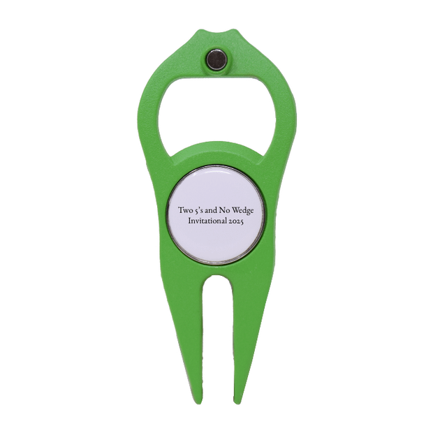 Kelly Green Hat Trick 6 in 1 Divot Tool