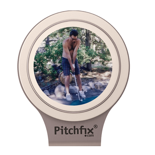 White Pitchfix Hatclip