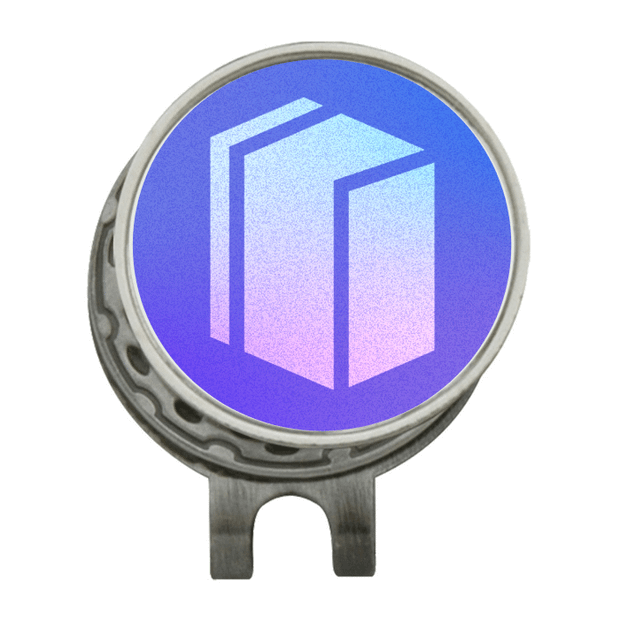 Hat Clip Ball Marker Silver