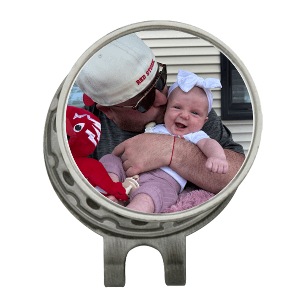 Hat Clip Ball Marker Silver