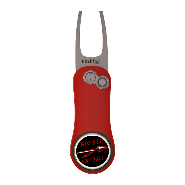 Red Pitchfix Hybrid 2.0 Divot Tool