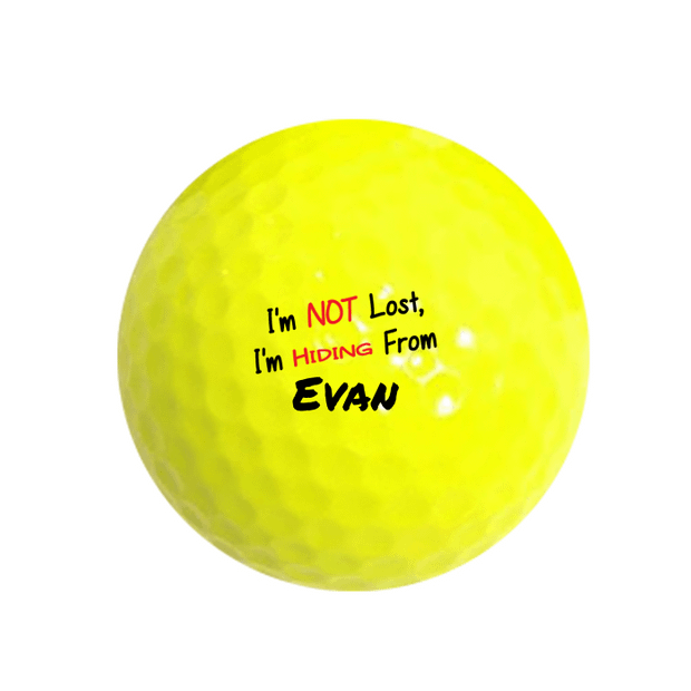 Value Golf Balls Yellow