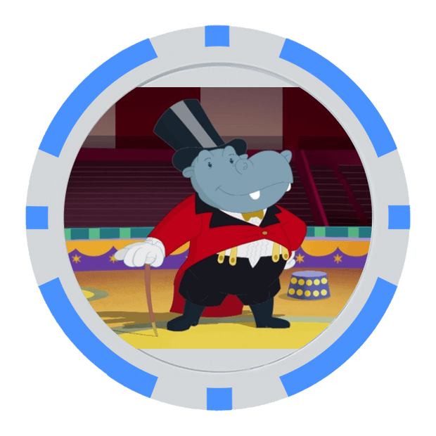 Light Blue Poker Chips