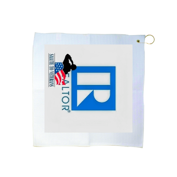 Custom 16" x 16" Waffle Golf Towel