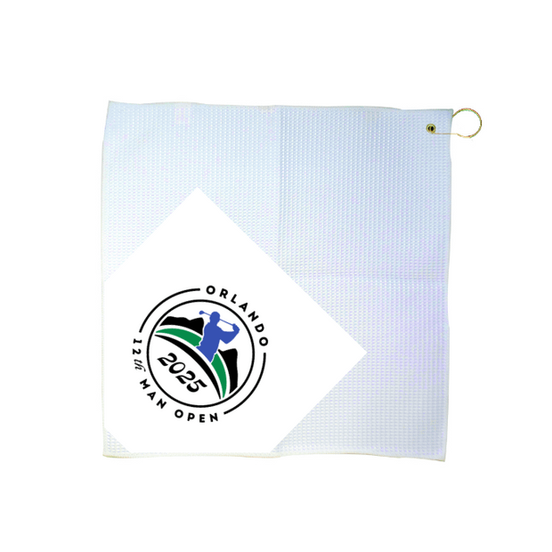 Custom 16" x 16" Waffle Golf Towel