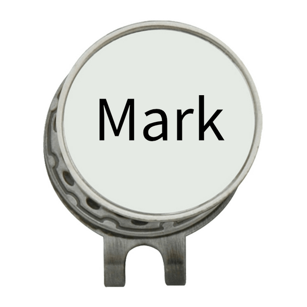 Hat Clip Ball Marker Silver