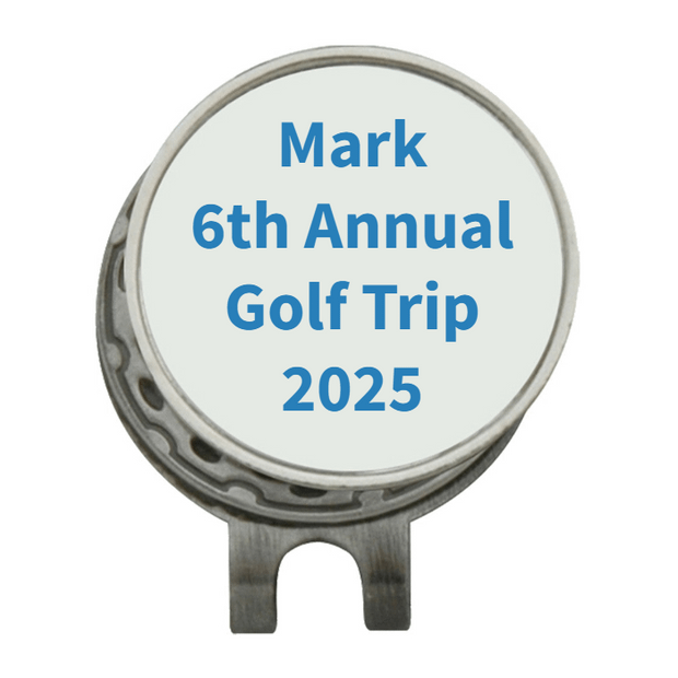 Hat Clip Ball Marker Silver