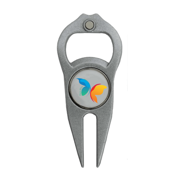 Silver Hat Trick 6 in 1 Divot Tool