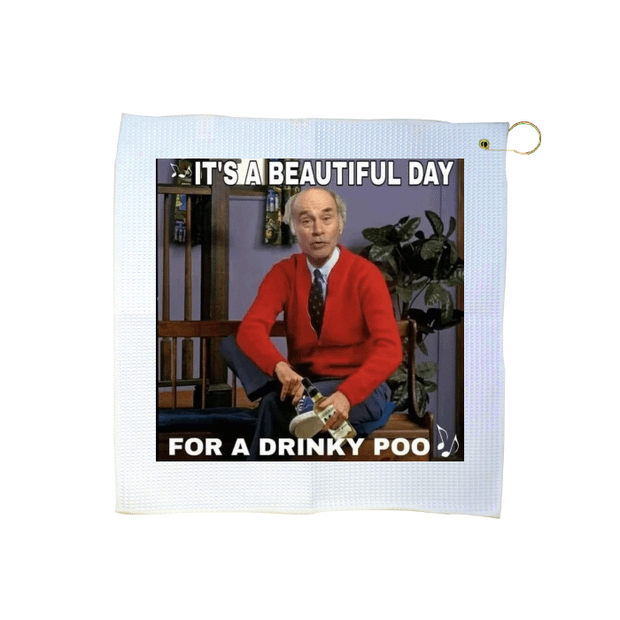 Custom 16" x 16" Waffle Golf Towel