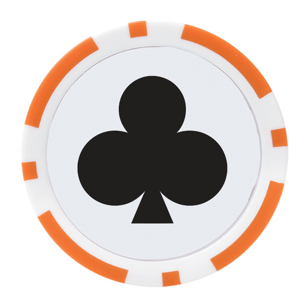 Orange Poker Chips