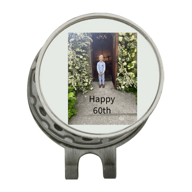 Hat Clip Ball Marker Silver