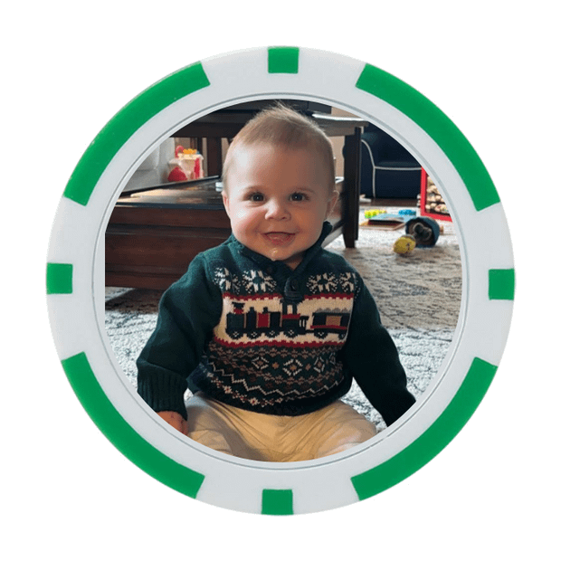 30 Poker Chips in Tube