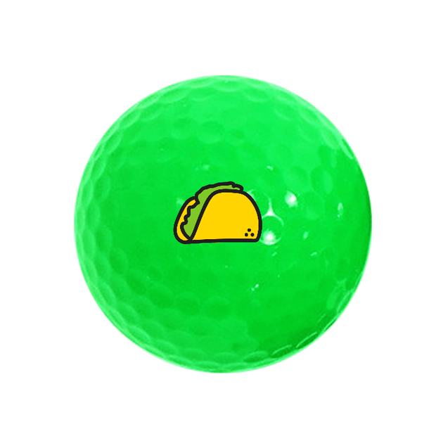 Value Golf Balls Neon Green