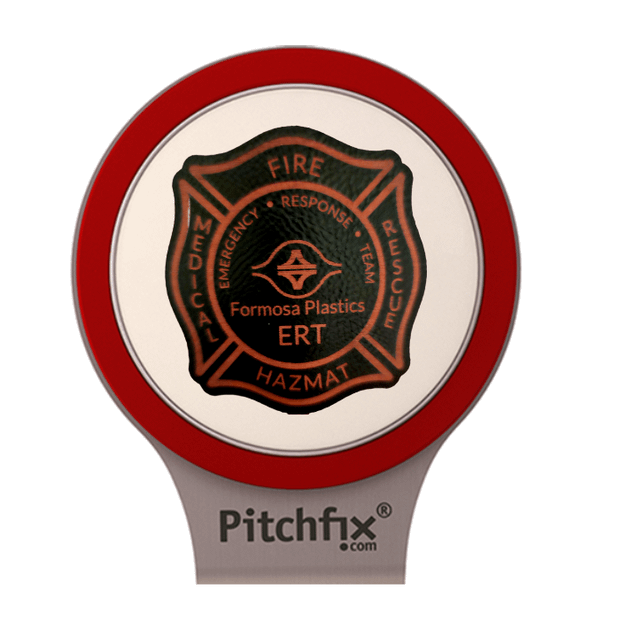 Red Pitchfix Hatclip