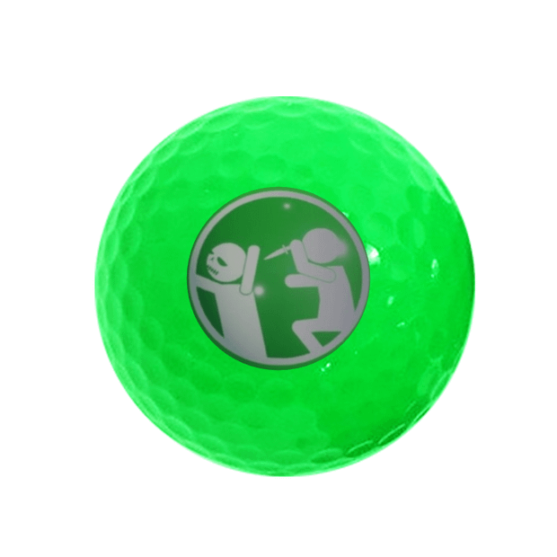 Value Golf Balls Neon Green