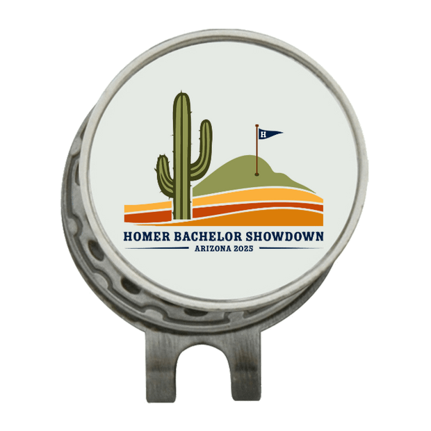 Hat Clip Ball Marker Silver