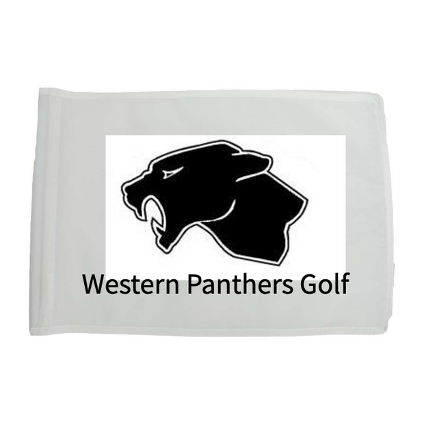 Golf Flag - White
