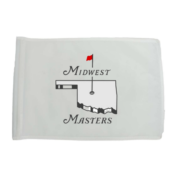 Golf Flag - White