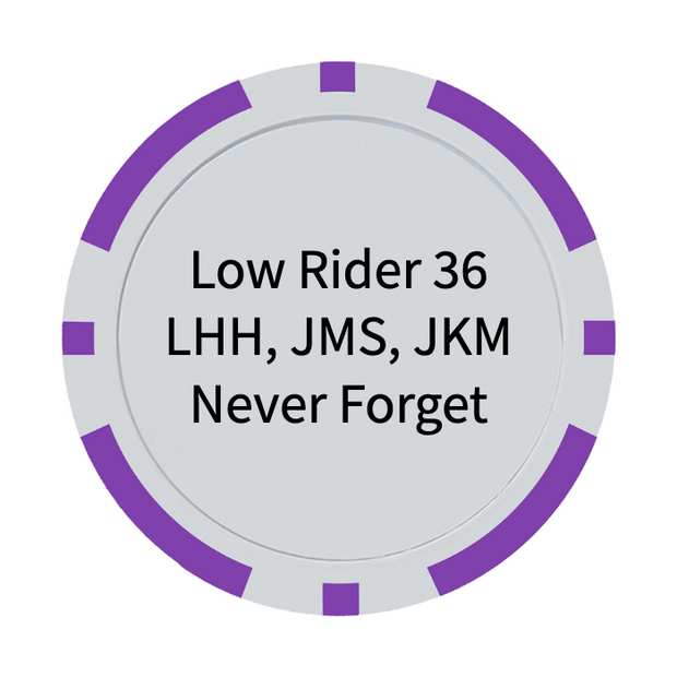 30 Poker Chips in Tube