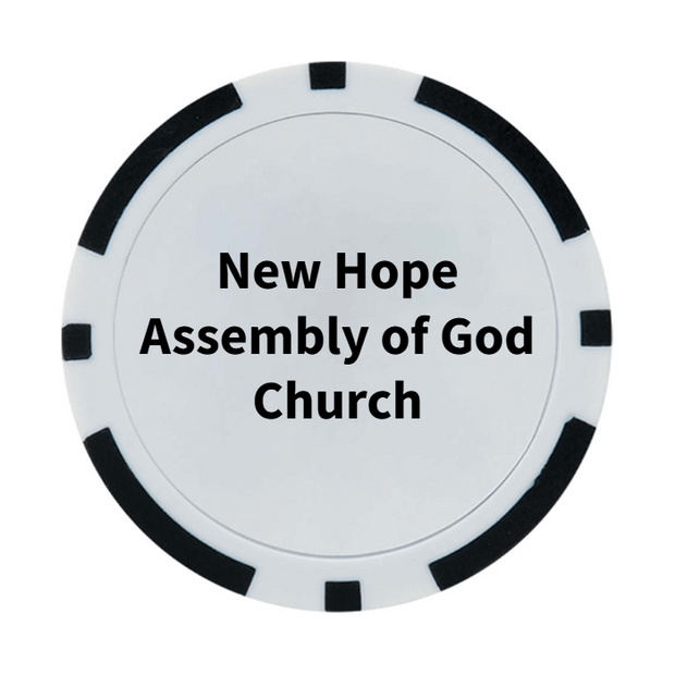 30 Poker Chips in Tube