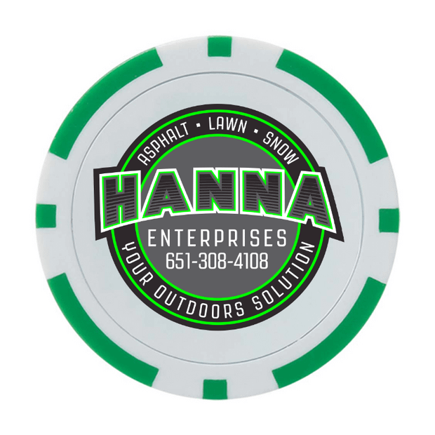 30 Poker Chips in Tube