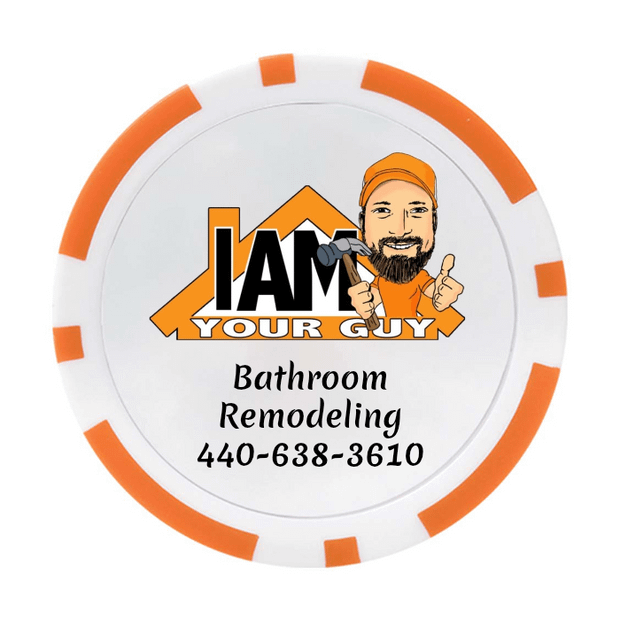 30 Poker Chips in Tube